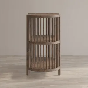 Rhapsody Mid-Century Modern 36\" Open Storage Console Bookcase