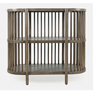 Rhapsody Mid-Century Modern 36\" Open Storage Console Bookcase