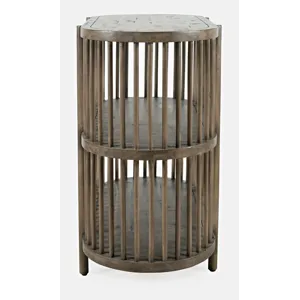 Rhapsody Mid-Century Modern 36\" Open Storage Console Bookcase