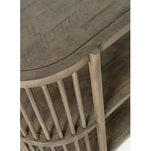 Rhapsody Mid-Century Modern 54\" Open Storage Accent Cabinet