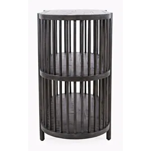 Rhapsody Mid-Century Modern 36\" Open Storage Console Bookcase