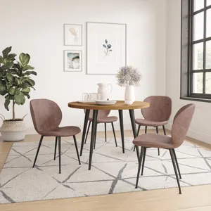 Prelude 42\" Round Modern Solid Wood Dining Table