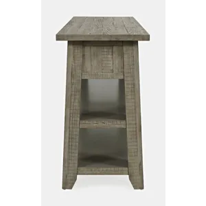 Telluride Rustic Farmhouse Solid Wood 50\" Sofa Table With Drawers And Two Shelves