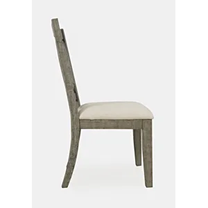 Telluride Rustic Farmhouse Solid Wood Dining Chair(Set Of 2)