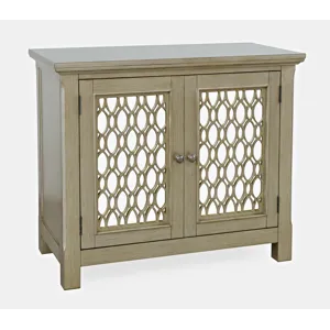 Isabella 38\" Luxury Mirrored Accent Storage Cabinet