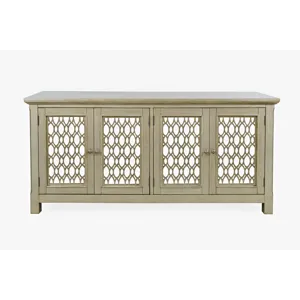 Isabella 69\" Luxury Mirrored Sideboard Storage Cabinet