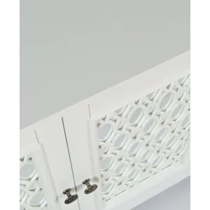 Isabella 69\" Luxury Mirrored Sideboard Storage Cabinet