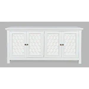 Isabella 69\" Luxury Mirrored Sideboard Storage Cabinet