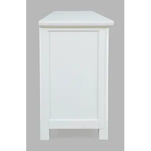 Isabella 86\" Luxury Mirrored Sideboard Storage Cabinet