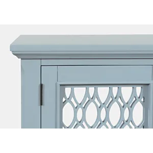 Isabella 38\" Luxury Mirrored Accent Storage Cabinet