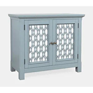 Isabella 38\" Luxury Mirrored Accent Storage Cabinet