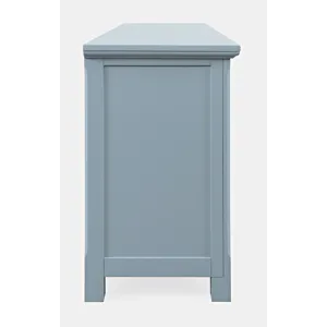 Isabella 69\" Luxury Mirrored Sideboard Storage Cabinet