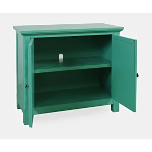 Isabella 38\" Luxury Mirrored Accent Storage Cabinet