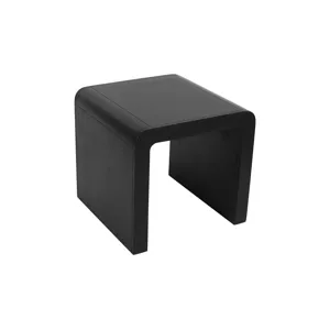 Brooklyn Mid-Century Modern Solid Wood Square Waterfall Curved End Table