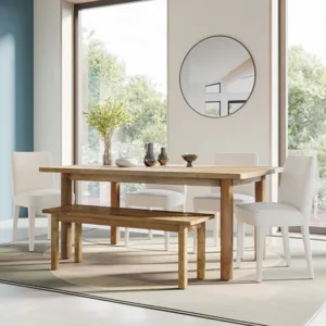 Bodhi 50\" Rustic Solid Wood Dining Bench