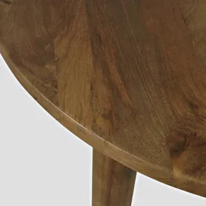 Bodhi 42\" Round Rustic Solid Wood Dining Table