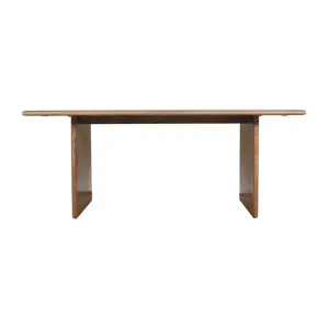 Burke 76\" Rustic Modern Solid Wood Dining Table