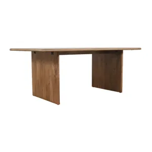 Burke 76\" Rustic Modern Solid Wood Dining Table
