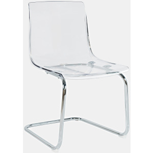 Urban Archive Clarity Transparent Dining Chair
