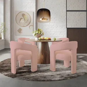 Gwen Modern Luxury Jacquard Fabric Upholstered Sculpture Armchair