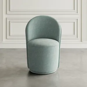 Landon Mid-Century Modern Upholstered Swivel Dining Chair(Set Of 2)