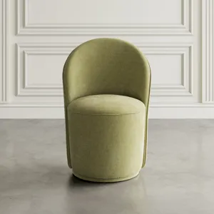 Landon Mid-Century Modern Upholstered Swivel Dining Chair(Set Of 2)