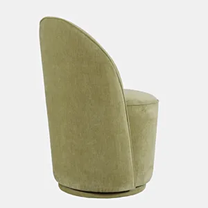 Landon Mid-Century Modern Upholstered Swivel Dining Chair(Set Of 2)