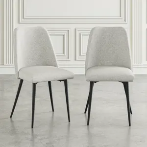 Macey Contemporary Modern Upholstered Dining Chair(Set Of 2)
