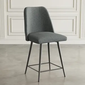 Macey Contemporary Modern Upholstered Counter Barstool(Set Of 2)