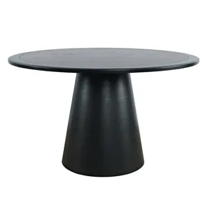 Nash Mid-Century Modern 50\" Round Pedestal Dining Table