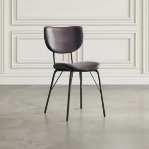 Owen Contemporary Modern Faux Leather Split-Back Upholstered Dining Chair(Set Of 2)