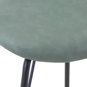 Owen Contemporary Modern Faux Leather Split-Back Upholstered Dining Chair(Set Of 2)