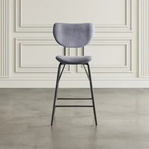 Owen Contemporary Modern Faux Leather Split-Back Upholstered Counter Height Barstool(Set Of 2)