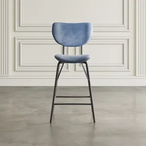 Owen Contemporary Modern Faux Leather Split-Back Upholstered Counter Height Barstool(Set Of 2)