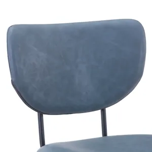 Owen Contemporary Modern Faux Leather Split-Back Upholstered Counter Height Barstool(Set Of 2)