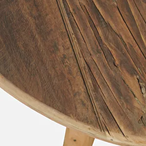 Reclamation 36\" Round Rustic Reclaimed Solid Wood Coffee Table