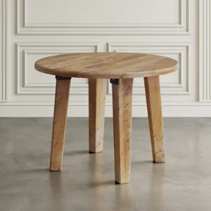 Reclamation 42\" Rustic Reclaimed Solid Wood Round Dining Table