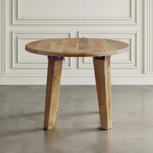 Reclamation 42\" Rustic Reclaimed Solid Wood Round Dining Table