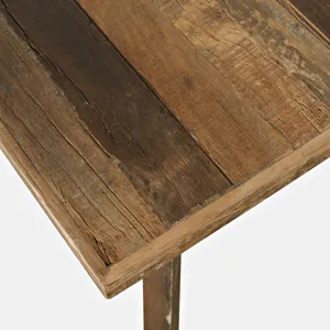 Reclamation 42\" Rustic Reclaimed Solid Wood Square Counter Height Dining Table