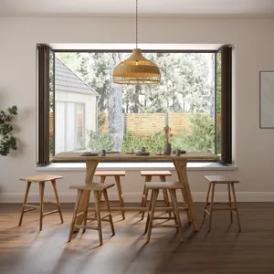 Sedona 79\" Live Edge Rustic Solid Wood Counter Height Trestle Dining Table