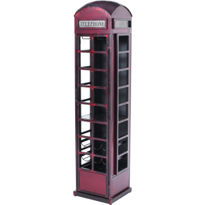 Vintage Telephone Booth Bar