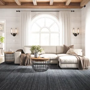 Global Archive Nested Storage Solid Wood And Metal Basket End Tables(Set Of 2)