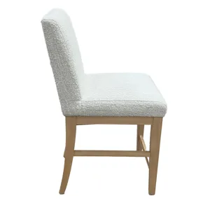 Sequoia Modern Rustic Solid Wood Upholstered Parsons Counter Stool(Set Of 2)