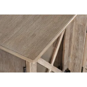 Carrington Small Breakfront Cabinet - Bisque