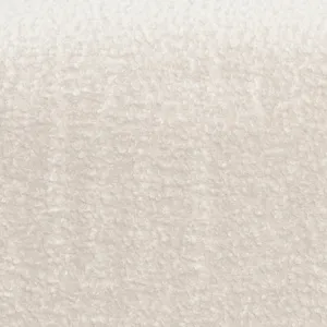 Hudson 48\" Modern Luxury Ivory Boucle Upholstered Sliding Ottoman With Caster Wheels And Coffee Tab