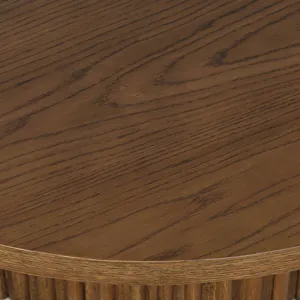 Auden Three Piece Mid-Century Modern Fluted Living Room Coffee And End Table Set
