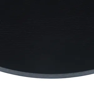 Auden 40\" Round Mid-Century Modern Fluted Pedestal Base Coffee Table With Caster Wheels