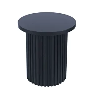 Auden Three Piece Mid-Century Modern Fluted Living Room Coffee And End Table Set