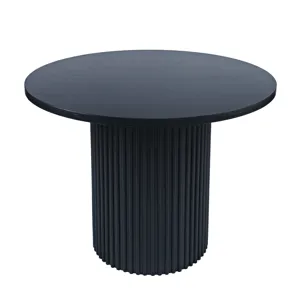 Auden 48\" Round Counter Height Mid-Century Modern Fluted Pedestal Dining Table