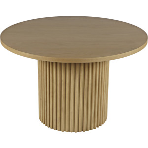 Auden Mid-Century Modern 5-Piece Counter Height Dining Set With Round Table And Spindle Back Barstools